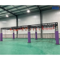 Parcours de parkour personnalisé intérieur/extérieur, équipement de parkour pour entraînement Ninja Warrior, équipement de parkour pour jeux d'aventure en intérieur