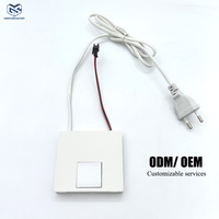 Interrupteur tactile à haute sensibilité à une seule touche pour bandes LED, DC12V 3A 36W, variateur pour miroir de salle de bain, interrupteurs inductifs