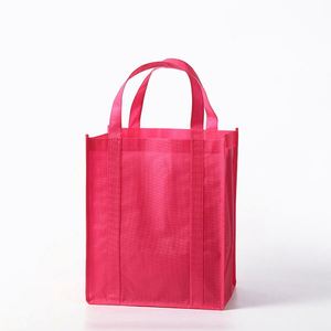 Custom Non-Woven Shopping Tote Bag with Long Handles Promo Pack with Bottom to the Bottom - Product Image 1