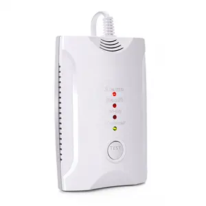 Home use lpg gas leak alarm detector safety device with wireless communication for residential kitchen