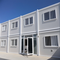 Maison conteneur pliable résistante au vent et réutilisable, maison conteneur détachable pour l'hébergement sur chantier