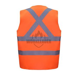 Chaleco reflectante de seguridad Ropa Trabajo de construcción Chaleco reflectante de seguridad de alta visibilidad - Product Image 4