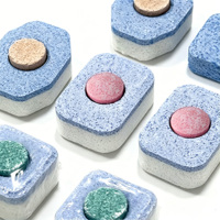 Tablettes lave-vaisselle écologiques, nettoyage efficace, tout-en-un, tablettes détergentes naturelles pour la cuisine.