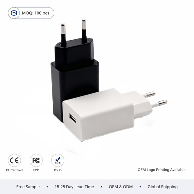 Phone Charger USB Plug 5V 2A/1A Wall Adapter Power Adapter for Smart Phone Mobile Phones AC to DC Power Supply