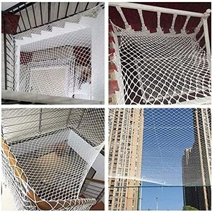 Sicherheitsnetz für Baustellen-Sicherheitszaun - Hochbelastbares PE-Gestricktes Industrielles Netz Verhindert Stürze Zuschneidbar - Product Image 6