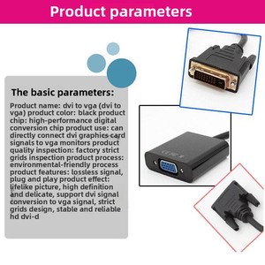 <span class=keywords><strong>DVI</strong></span> Để <span class=keywords><strong>VGA</strong></span> Adapter uni-directional <span class=keywords><strong>DVI</strong></span>-D 24 + 1 Để <span class=keywords><strong>VGA</strong></span> Chuyển Đổi Nam Để Nữ Cho Liền Mạch Video Và Phụ Kiện Máy Tính - Product Image 5