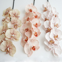 Desain Baru Bunga Anggrek Phalaenopsis Buatan Lateks Berkualitas Tinggi Mewah Sentuhan Nyata Anggrek Kupu-Kupu Wisuda Tahun Baru