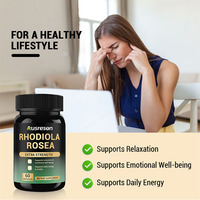 Ausreson OEM Gélules d'extrait de Rhodiola Rosea – Soutien naturel pour l'humeur et l'immunité, Complément cérébral végétalien