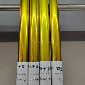 Elektro statische Pulver beschichtung Galvanik effekt Chrom Goldene elektro statische Polyester pulver beschichtung - Product Image 2