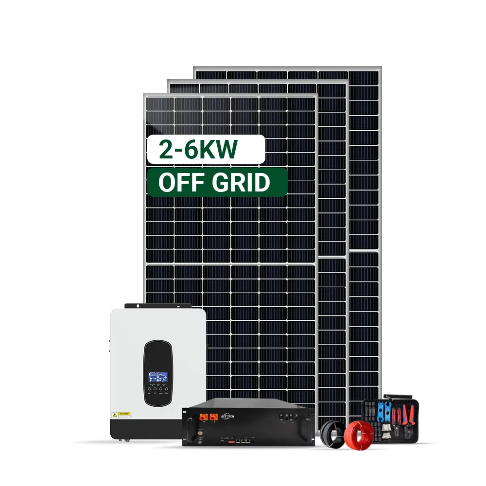 Vendite calde 2 Kva batteria sistema solare 220v prezzo In Pakistan