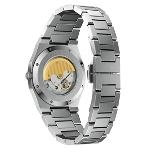 Montre chronographe de luxe pour homme, automatique, avec aiguilles des secondes à balayage, design mécanique, fonction d'énergie, cadran en verre bon marché, bracelet en silicone - Product Image 4