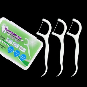Wholesale bow-shaped dental floss, family-sized <b>toothpick</b> and floss boxes, disposable dental floss picks for oral hygiene and - Product Image 2
