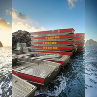 Bateau en aluminium DL400 pour les aventures de dérive en plein air - Bateau de débarquement