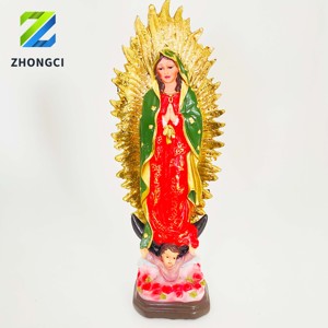 Statua Decorativa della Madonna di Guadalupe, Pezzo Decorativo Sacro Perfetto per Regalare o Tenere per la Propria Conservazione - Product Image 1