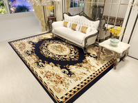 Tapis persan traditionnel grand format, tissé Jacquard Wilton, fabriqué à la machine, antidérapant et écologique, vente en gros d'usine
