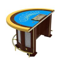 Lucky YH — cartes de Poker 90 pouces, personnalisés, en bois massif, demi-cercle, Blackjack