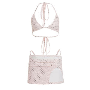 Conjunto de Bikini de 3 Piezas con Estampado de Lunares para Mujer, Sexy, a la Moda, para Vacaciones en la Playa - Product Image 6