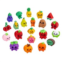 Schattig mini fruit- en groente figuurtje van hars, 3D geprint, verzamelbaar bureau decoratie, tuin ornament, cadeau, groothandel, klein huis speelgoed setje