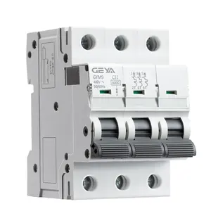 Электрический GYM9-63A-3P GEYA 32-40A тип A 6KA 3P MCB OEM ODM миниатюрный автоматический выключатель