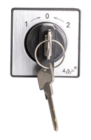 Interrupteur rotatif triphasé 16A/20A à prix d'usine avec clé, changement de position manuel, bornes à vis, certifié CE IP30 pour instruments