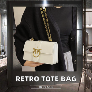 Sac fourre-tout en similicuir pour femme rétro vintage élégant sac à bandoulière spacieux Design classique à la mode - Product Image 2