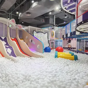 DULU Island Theme Park Children Play Soft Maze Game Indoor Playground Equipment With Side And Ball Pool By Cheer Amusement