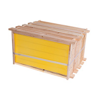 Langstroth 10er-Set unmontierte tiefe F-Typ Holz-Bienenstockrahmen mit Bienenwachs-Wabenfundament