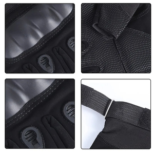 Vente en gros de gants tactiques en microfibre pour moto, antidérapants, pour l'été, le fitness, le cyclisme, l'entraînement sportif et l'usage quotidien - Product Image 4