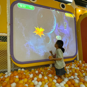 Équipement de terrain de jeux intérieur pour enfants avec zones interactives, toboggan, fosse <span class=keywords><strong>à</strong></span> <span class=keywords><strong>balles</strong></span> et trampoline pour centre de divertissement familial - Product Image 6