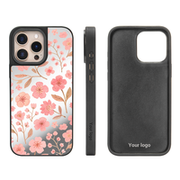 Coque de téléphone de luxe effet miroir pour iPhone 15/16/17, antichoc en TPU+PC, étanche et anti-traces de doigts