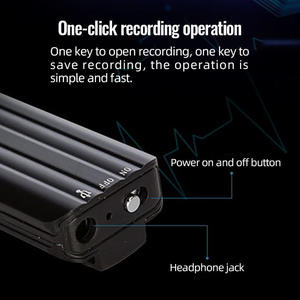 Grabadora de Voz Inteligente con Clip Trasero, Control por Voz con un Clic, Grabación de Audio sin Pérdidas, Larga Duración en Espera - Product Image 5