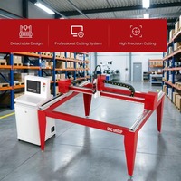 Nouvelle machine de découpe laser fibre CNC de type portique économique 1500W pour tôles en acier inoxydable haute précision petit format PLT