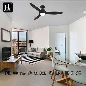 พัดลมเพดานโลหะขนาด 52 นิ้ว รุ่นใหม่ พร้อมมอเตอร์ DC ไฟ LED 6 ระดับความเร็ว ควบคุมด้วยรีโมทไร้เสียง สามารถหมุนย้อนกลับได้ เหมาะสำหรับใช้ในห้องน้ำ พร้อมโฆษณา - Product Image 3