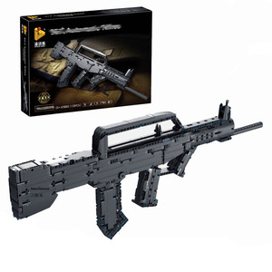 Panlos Brick Gun: Blocchi da Costruzione, Modellino Assemblabile, Giocattolo Educativo STEM, Kit <span class=keywords><strong>Puzzle</strong></span> da Assemblare, Gioco di Imitazione, Regalo per Bambini - Product Image 3