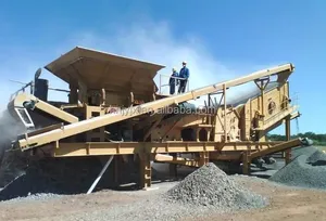 Taşınabilir kaya çeneli kırıcı fabrika fiyat taş kırıcılar madencilik ekipmanları taş kırıcı üretim hattı tedarikçisi