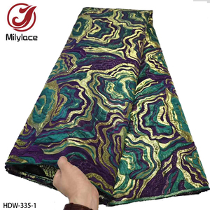 Tessuto di pizzo in Organza di broccato di <span class=keywords><strong>Tulle</strong></span> francese <span class=keywords><strong>ricamato</strong></span> luminoso <span class=keywords><strong>per</strong></span> abito da festa - Product Image 2