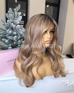 Luxe Strawberry Blonde Ginger Lace Front Pelucas Peluca De Mujer Cabello humano europeo Pelucas de encaje rubio con nudos blanqueados - Product Image 3