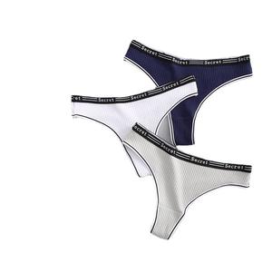 Intimo perizoma da donna Sexy senza cuciture a vita bassa con lettere traspiranti in cotone di nuovo Design - Product Image 1