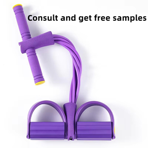 Banda de Resistencia con Pedal para Pies de TPE - Banda Elástica Multifuncional Ajustable para Ejercicios en Casa, Yoga y Fisioterapia - Product Image 1