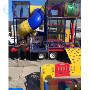 2024 New Hot trong nhà softplay thiết bị giá rẻ trong nhà sân chơi di động với Trailer chơi Trung tâm trong nhà trẻ em sân chơi - Product Image 6
