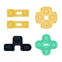 Pad de boutons conducteurs NSLikey pour manette PS2, pad de contact en caoutchouc pour boutons D-Pad