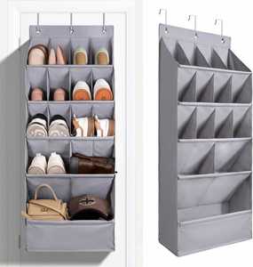 600D Fabric Over the Door Shoe Organizer 15 Large Pockets Hanging Shoe Rack Organizer, Wall Closet Storage Holder for Home Dorm - Product Image 1