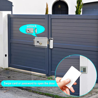 Cerradura Magnética Eléctrica de CC de 12 V con Cilindro de Latón y Llave Computarizada para Control de Acceso a Puertas de Apartamentos