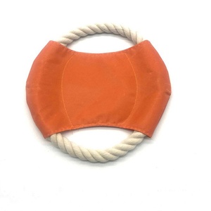 Hond Katoenen Vliegende Schijf Eenvoudig voor Training Interactief Bijtbestendig Leuk Speelgoed Gooi Speelgoed LC-008 Groothandel - Product Image 5