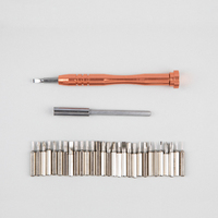 32 Stuks Precisie Schroevendraaier Set Met Bits En Aluminium Schroevendraaier Handvat Voor Mobiele Telefoon Repareren