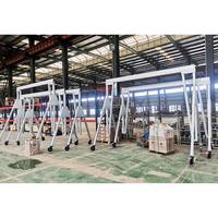 Grue portique pliable en aluminium réglable en hauteur, personnalisée en Chine, capacité 500 kg, 1 tonne, 2 tonnes