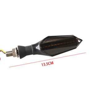 ไฟเลี้ยวแบบ LED สองสีสำหรับรถจักรยานยนต์ ไฟเตือนด้านข้าง 17 LED สำหรับการติดตั้งเพิ่มเติม - Product Image 2