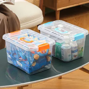 Small Tool Storage Box Household Clothes Plastic Storage Bins With Lids For Storage