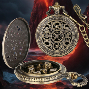 2025 Mới Trò Chơi Hội Đồng Quản Trị Ủng Hộ Đảng RPG Xúc Xắc Thiết Lập Với Dungeon Bánh Bỏ Túi Đồng Hồ Xúc Xắc Hộp Lưu Trữ Trường Hợp Cho RPG Phụ Kiện - Product Image 1