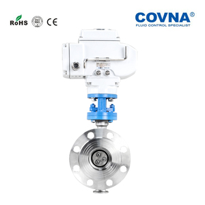 วาล์วผีเสื้อไฟฟ้า COVNA 90-Day Window DN50 ขนาด 2 นิ้ว 24V DC ผลิตจากสแตนเลส 316 พร้อมตัวกระตุ้น  บริษัท Butterfly Valve - Product Image 4